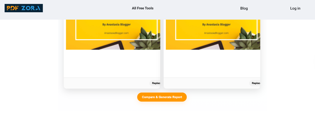 Compare PDF Processing