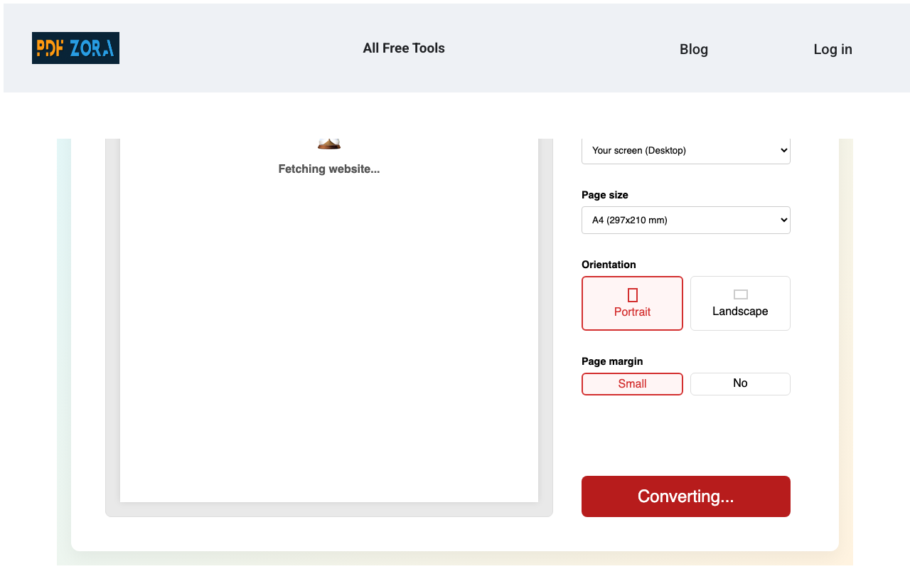 HTML to PDF Processing