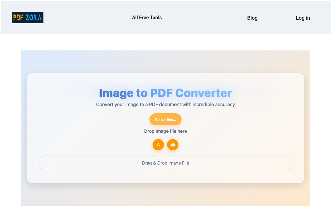 Image to PDF Processing