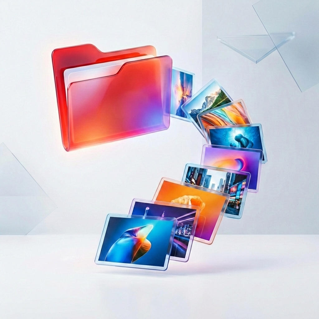 PDF to Image 3D Illustration