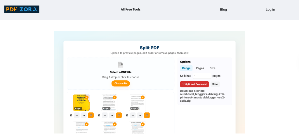 Download Split Files