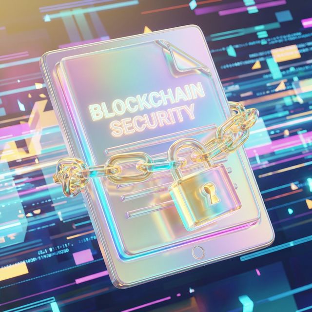 Blockchain security lock