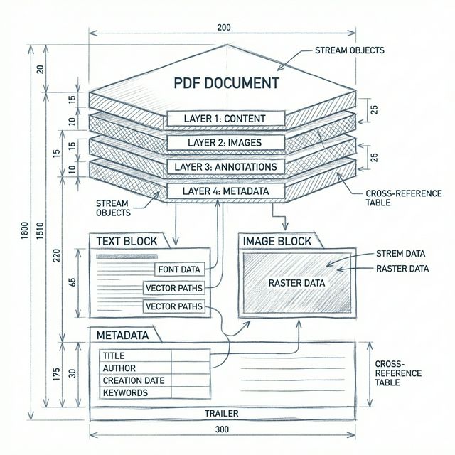 Sketch illustration of digital signature verification
