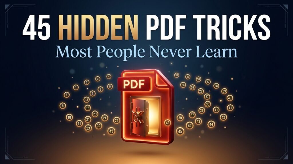 45 Hidden PDF Tricks Most People Never Learn
